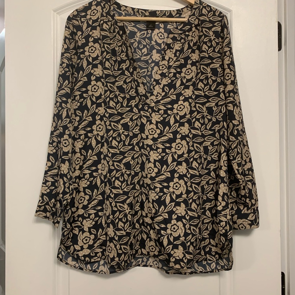 Ann Taylor Long Sleeve Blouse
